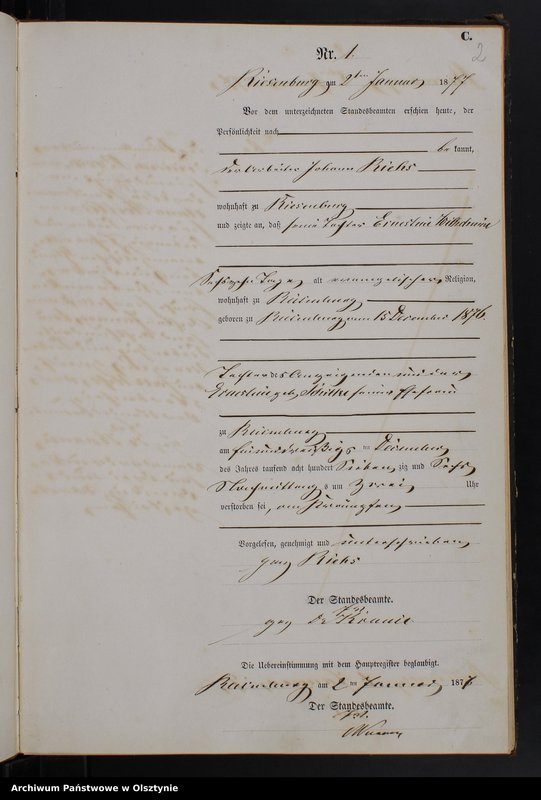 image.from.unit.number "Sterbe-Neben-Register Nr 1 - 95"