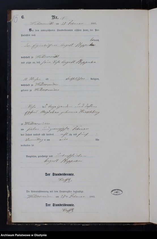 image.from.unit.number "Sterbe-Neben-Register Nr 1 - 82"