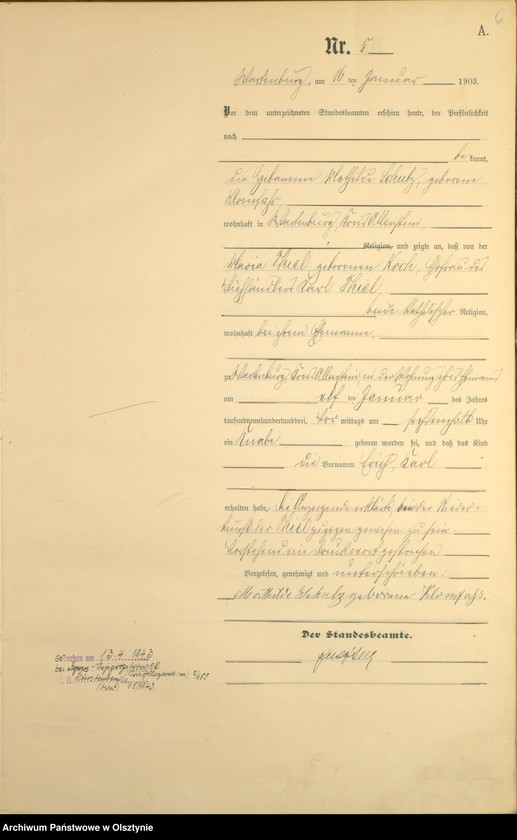 image.from.unit.number "Geburts-Haupt-Register Nr 1 - 161"