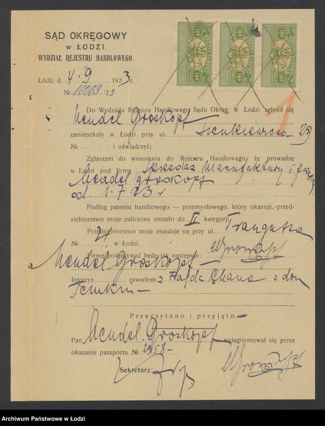 Obraz 3 z jednostki "Mendel Groskopf- sprzedaż manufaktury"