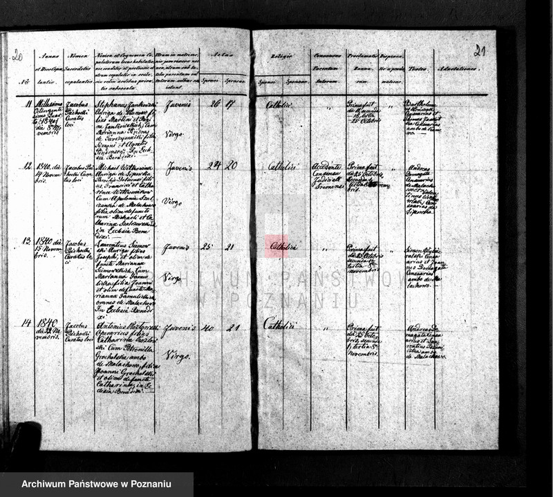 Obraz 12 z jednostki "Liber baptisatorum, copulatorum, mortuorum"