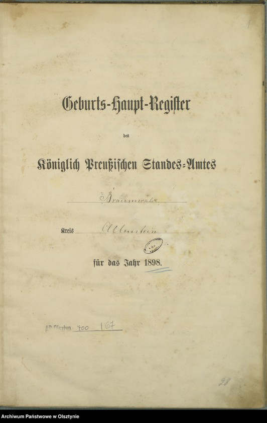 image.from.unit.number "Geburts-Haupt-Register Nr 1 - 78"