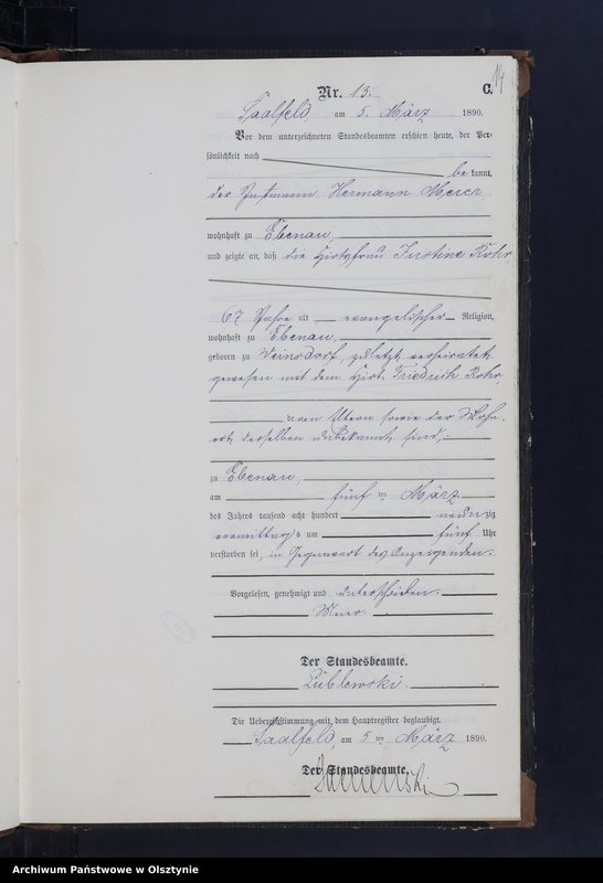 image.from.unit.number "Sterbe-Neben-Register Nr 1 - 68"