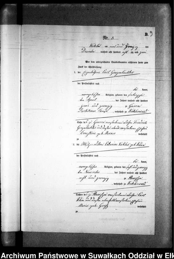 image.from.unit.number "Heiraths-Neben-Register des Preussischen Standes-Amtes Kehlen Kreis Angerburg"