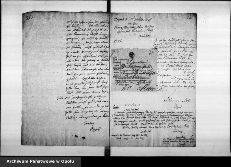 Obraz 16 z jednostki "Acta specialia betreffend die Bezahlung der Criminal - Untersuchungs Kosten in Sachen c/a [contra] Israel Wolf Cohn und Moses Friedlander 1826 Vol. I"