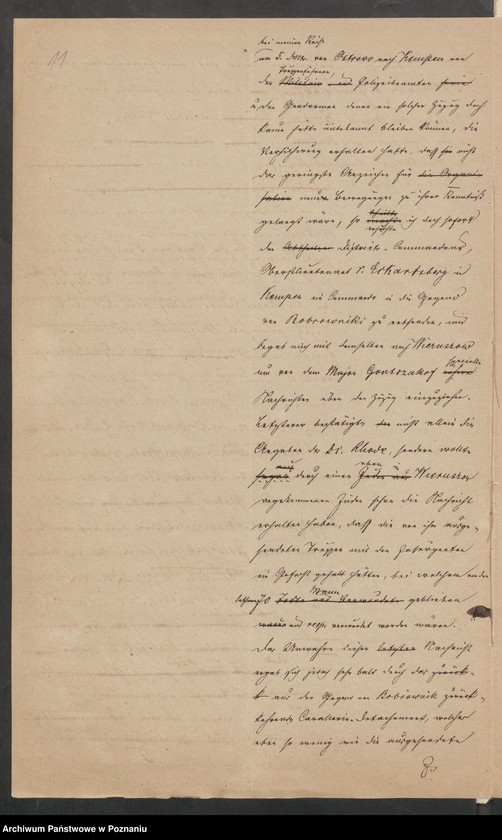 Obraz 19 z jednostki "Acta generalia des Oberpäsidialkommissars Landrat von Madai zu Kosten betreffend die Verfolgung der polnisch-revolutionären Umtriebe im Kreise Schildberg /Ostrzeszów/."