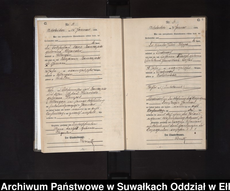 image.from.unit.number "Sterbe-Haupt-Register des Königlichen Preussischen Standes-Amtes Nikolaiken Kreis Sensburg"