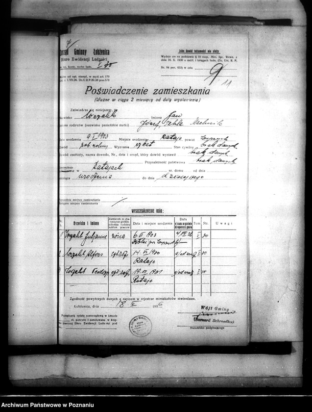 Obraz 15 z jednostki "Majątek Łobżenice powiatu wyrzyskiego odprawy z art. 44 ustawy o wykonaniu reformy rolnej"