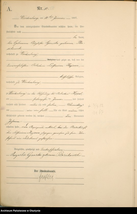 image.from.unit.number "Geburts-Haupt-Register Nr 1 - 194"