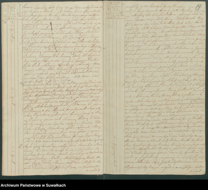 image.from.unit.number "Akta małżeńskie gminy puńskiey od 1-go stycznia do dnia ostatniego grudnia 1818 roku."