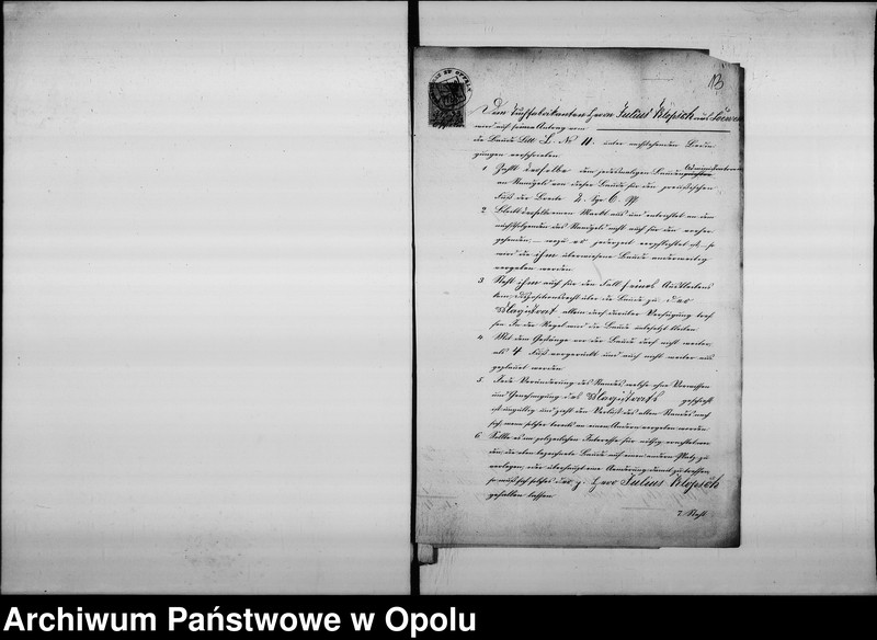 Obraz 16 z jednostki "Acta des Magistrats zu Oppeln betreffend die Regulirung der Jahrmarkt Bauden. Vol. I"