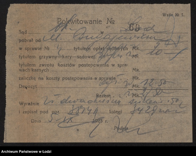 Obraz 4 z jednostki "Moszek Bugajewicz – drobna sprzedaż materiałów piśmiennych i galanterii"