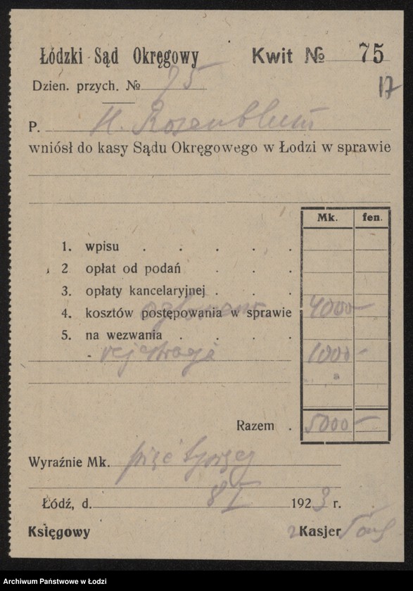 Obraz 19 z jednostki "Hersz Rozenblum- handel win i wódek"