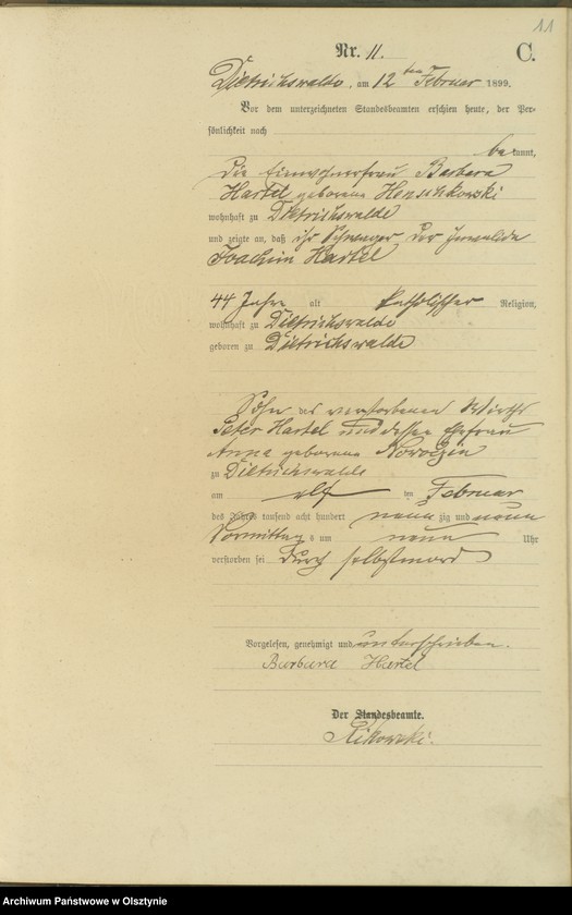 image.from.unit.number "Sterbe-Haupt-Register Nr 1 - 61"