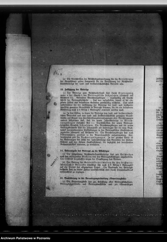 Obraz 20 z jednostki "Angelegenheiten der Kommunalverbände. Beiträge zum Reichsnährstand. Gemeindeabgaben."