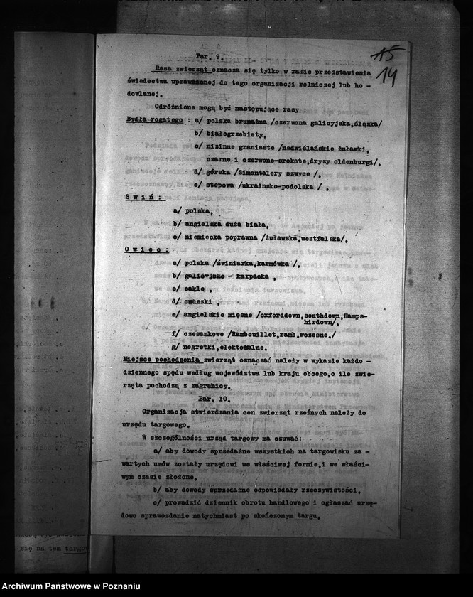 Obraz 18 z jednostki "Obrót zwierzętami [bydłem] ogólne sprawy"