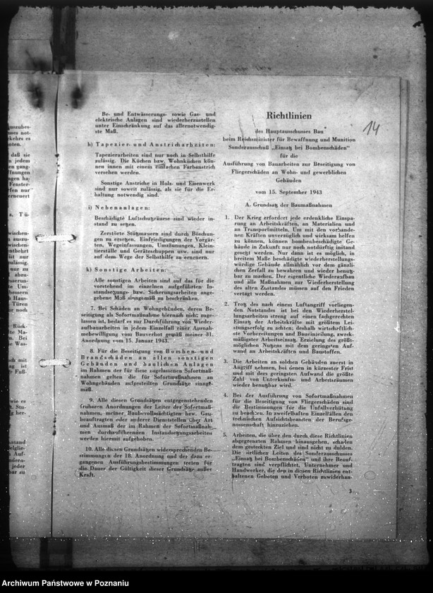 Obraz 18 z jednostki "Bauwirtschaft - Sparmassnahmen im Rahmen des Bauverbots"