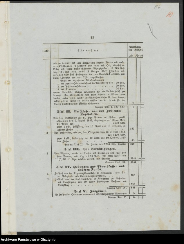 image.from.unit.number "Acta des 15ten Provinzial-Landtages der Stände des Königreichs Preußen. Das Hebammen-Wesen in den Regierungsbezirken Königsberg [Królewiec] und Gumbinen [Gąbin]"