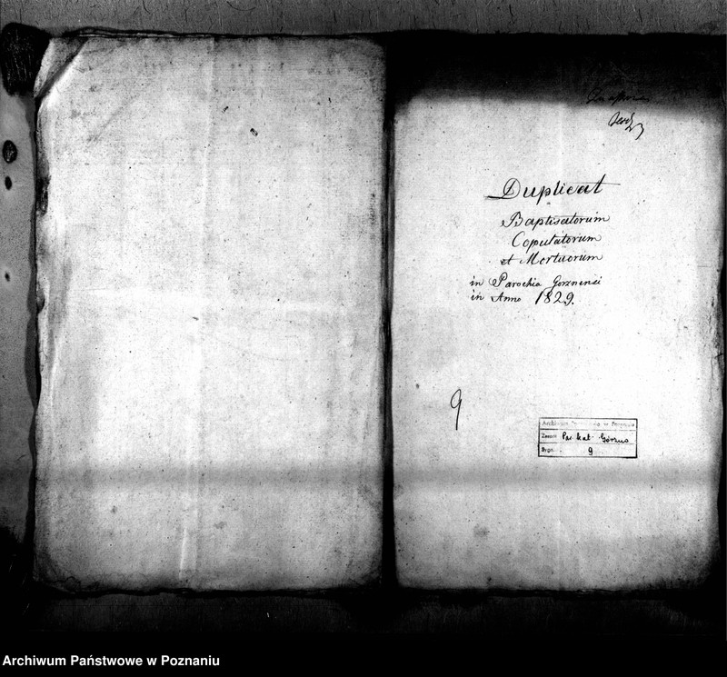 Obraz 2 z jednostki "Liber baptisatorum, copulatorum, mortuorum"