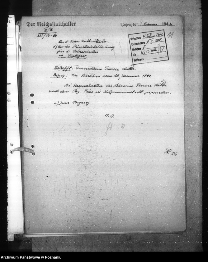 Obraz 15 z jednostki "Einstellungen und Versetzungen der Lehrkräfte"