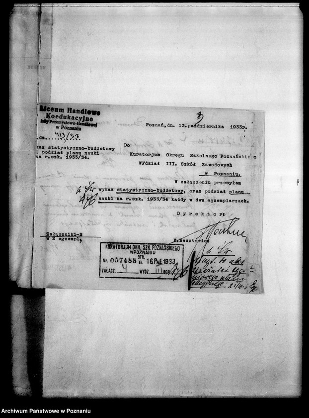 Obraz 6 z jednostki "Liceum Handlowe Koedukacyjne Izby Przemysłowo-Handlowej - Poznań"