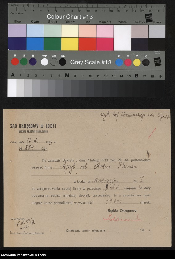 Obraz 3 z jednostki "Ajzyk Kleinman – sprzedaż węgla"