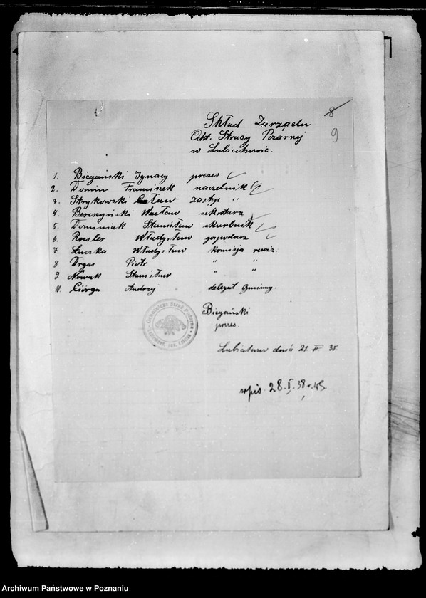 Obraz 14 z jednostki "/Stowarzyszenie ochotniczej straży pożarnej powiatu kościańskiego/ litery od L-R"