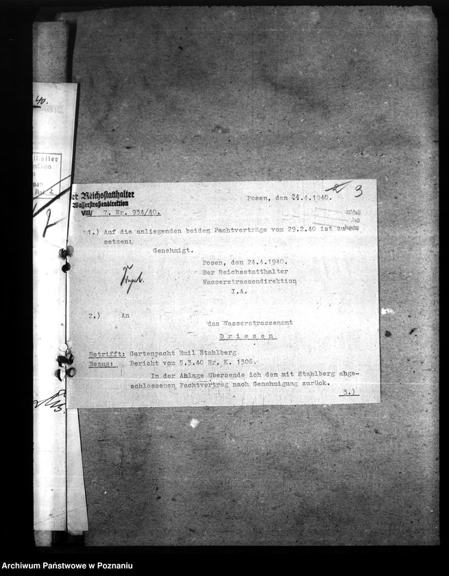 Obraz 7 z jednostki "Dzierżawienie gruntów należących do Dyrekcji Dróg Wodnych"