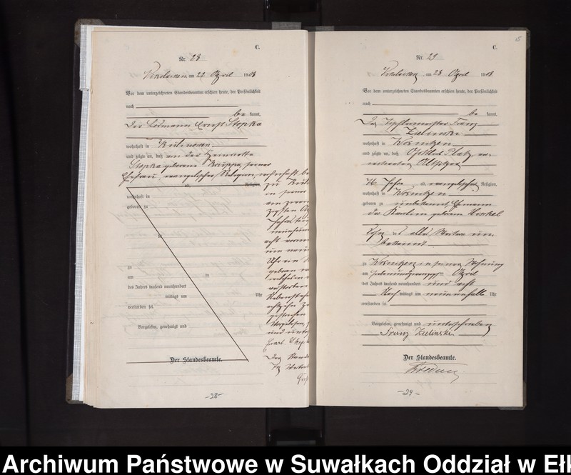 image.from.unit.number "Sterbe-Haupt-Register des Königlichen Preussischen Standes-Amtes Nikolaiken Kreis Sensburg"