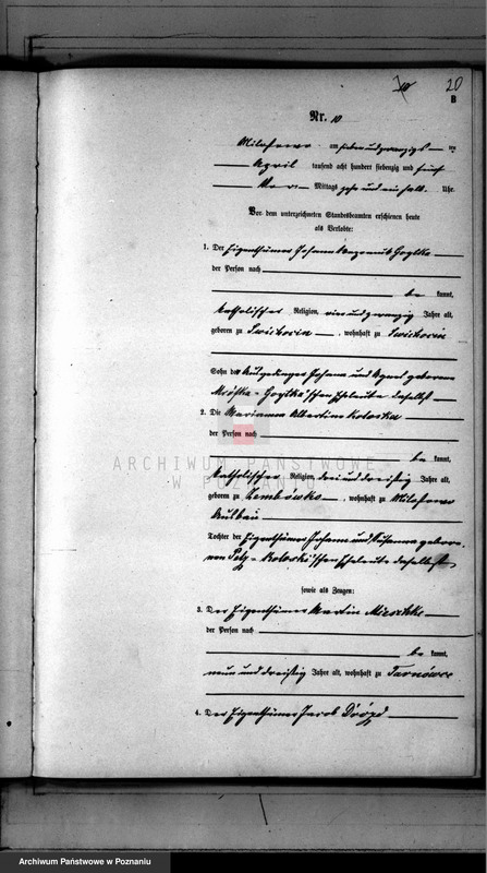 Obraz 20 z jednostki "Księga małżeństw"