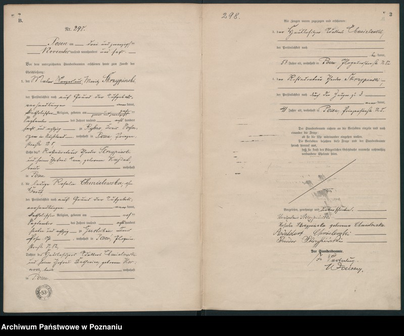 Obraz 4 z jednostki "Księga miejscowa małżeństw"