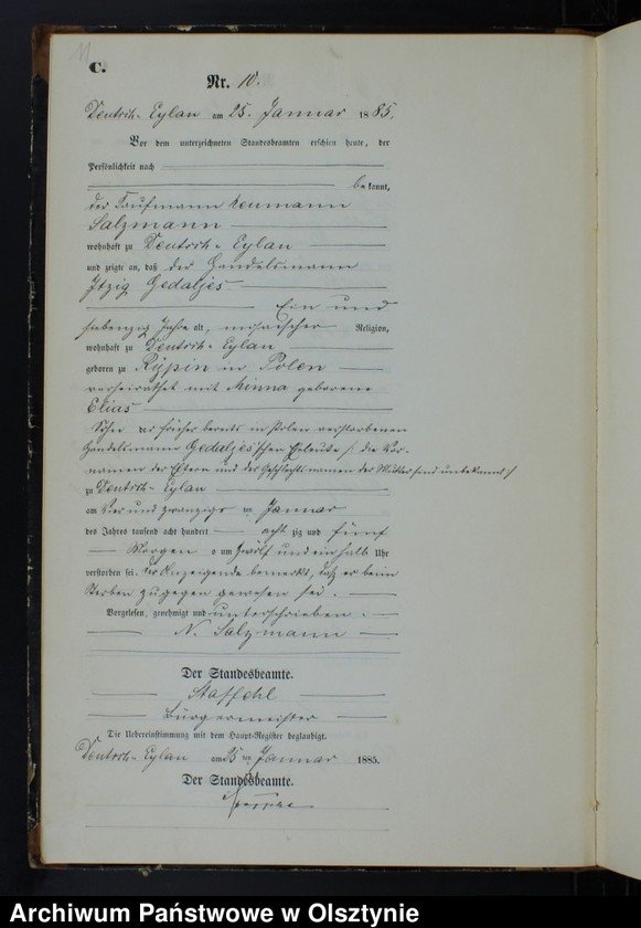 image.from.unit.number "Sterbe-Neben-Register Nr 1 - 127"