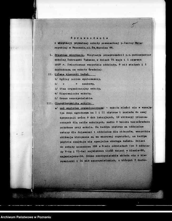 Obraz 8 z jednostki "Prywatna Szkoła Powszechna Sulerzyskiej w Poznaniu"