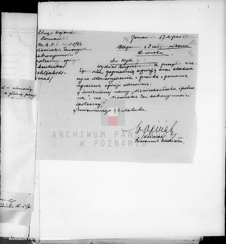 Obraz 16 z jednostki "/Stowarzyszenie Wohlfahrtsdienst w Poznaniu/"