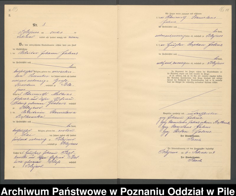 Obraz 11 z jednostki "Księga małżeństw"