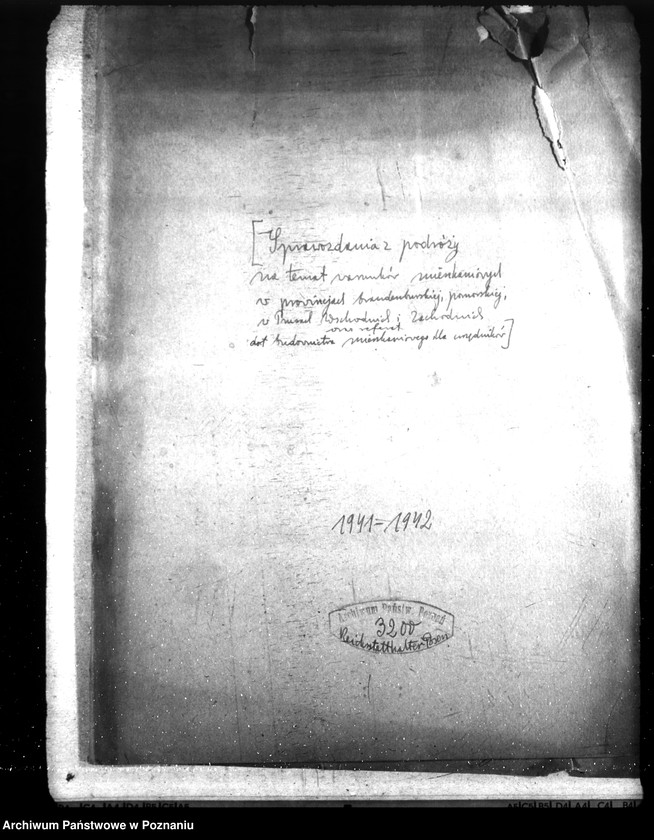 Obraz 4 z jednostki "Sprawozdania z podróży na temat warunków mieszkaniowych w prowincjach brandenburskiej, pomorskiej, w Prusach Wschodnich i Zachodnich oraz referat dotyczący budownictwa mieszkaniowego dla urzędników"