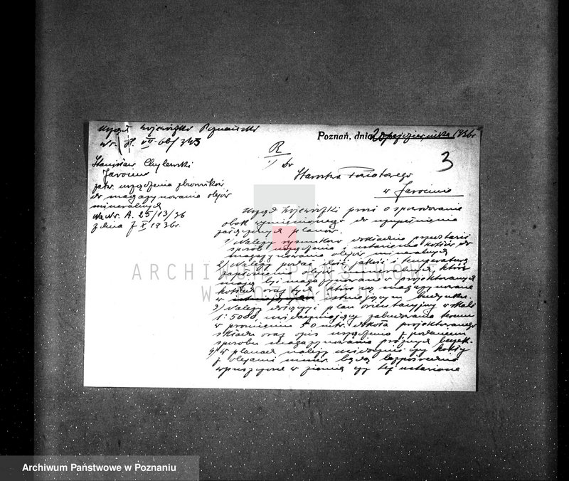 Obraz 7 z jednostki "Zatwierdzenie projektu zakładu przemysłowego urządzenia kotłowni nr 449, własność F. Krukowski w Jarocinie Przemiał zboża"