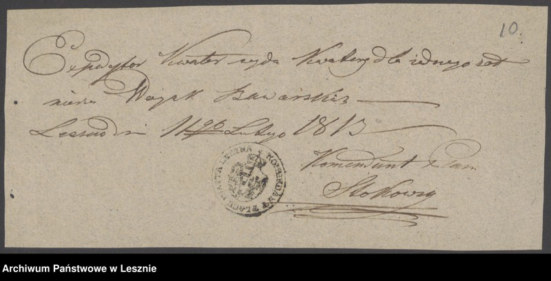 Obraz 13 z jednostki "[Quartierungszettel]"