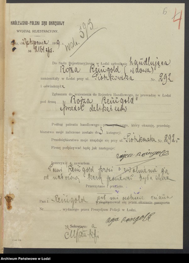 Obraz 8 z jednostki "Rojza Reingold- sprzedaż delikatesów"