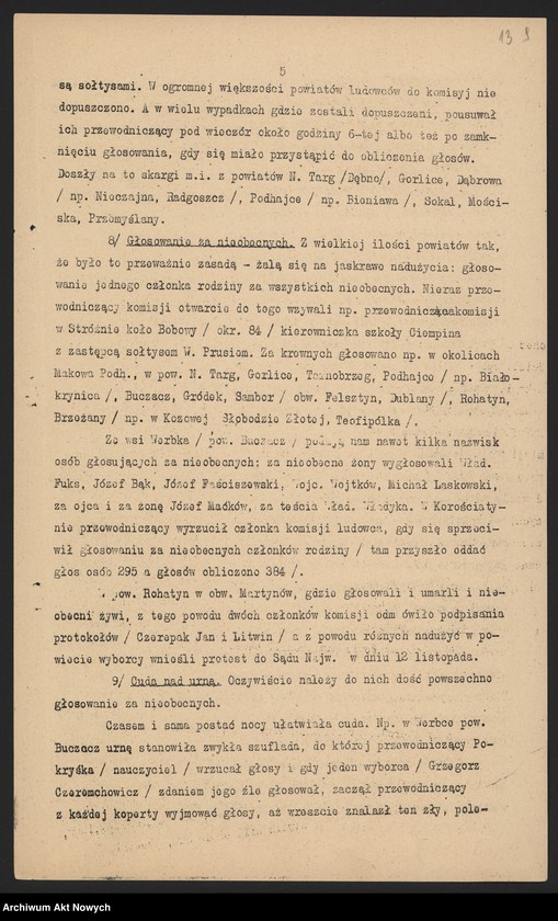 image.from.unit.number "Stronnictwo Ludowe, władze naczelne i okręgowe w Krakowie. Rezolucje, biuletyn strajkowy, materiał, wycinek prasowy"