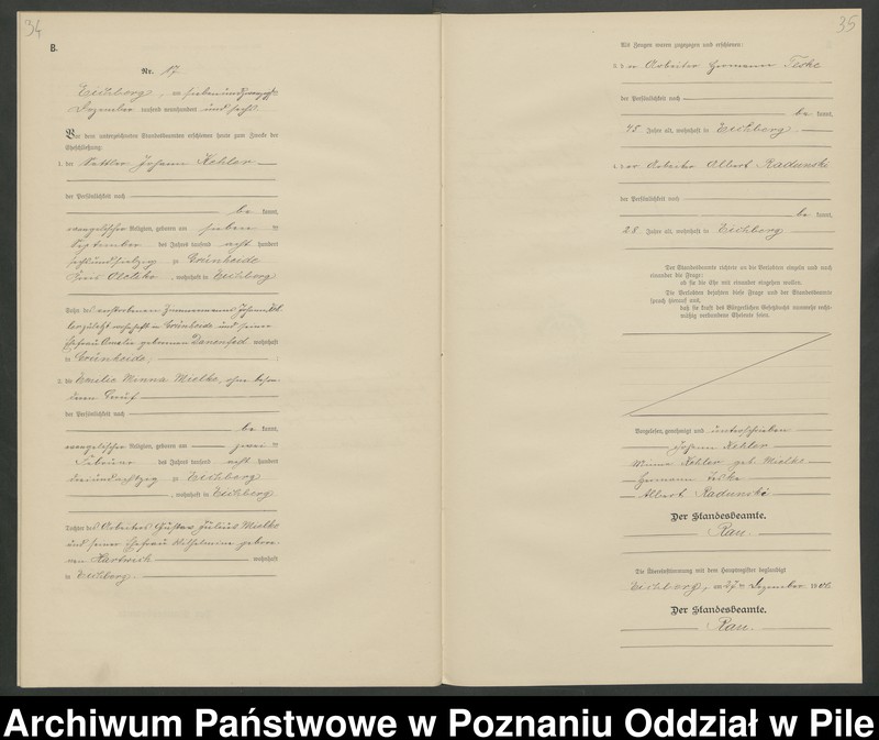 Obraz 20 z jednostki "Księga małżeństw"