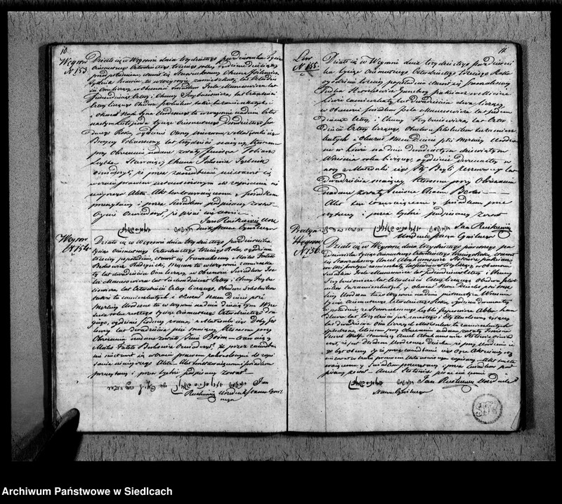 Obraz 8 z jednostki "Akta urodzeń, małżeństw, zgonów"