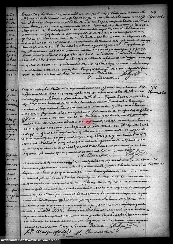 image.from.unit.number "Duplikat Aktov Graždanskogo sostojanija Evreev Vejsejskogo Božničnogo Okruga o roždenij, brake i smerti na 1895 god"