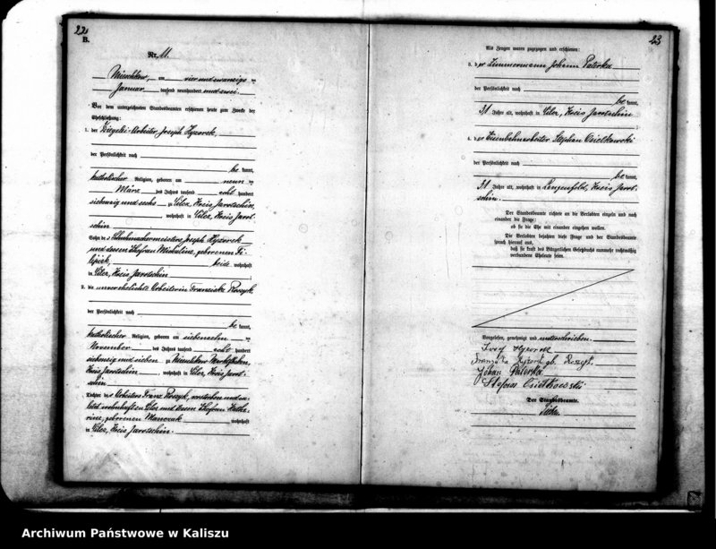 Obraz 15 z jednostki "[Księga małżeństw]"