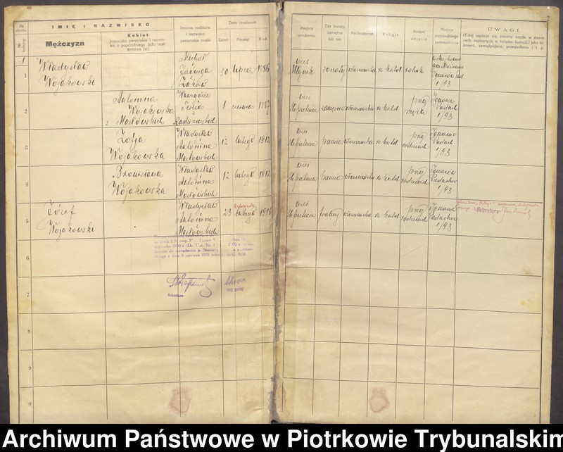 image.from.unit.number "[Księga ludności stałej gminy Ręczno] wieś Ignaców Poduchowny i Nowinki"