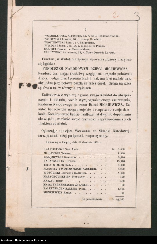 Obraz 7 z jednostki "A. betr. den Dichter Mickiewicz"