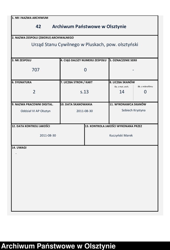 image.from.unit.number "Haupt-Heiraths-Register Nr 1 - 6"