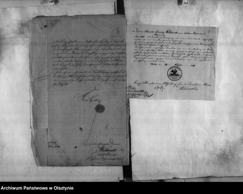 image.from.unit.number "Anstellung des invalide Feldwebels Weskandt [Friedrich]"