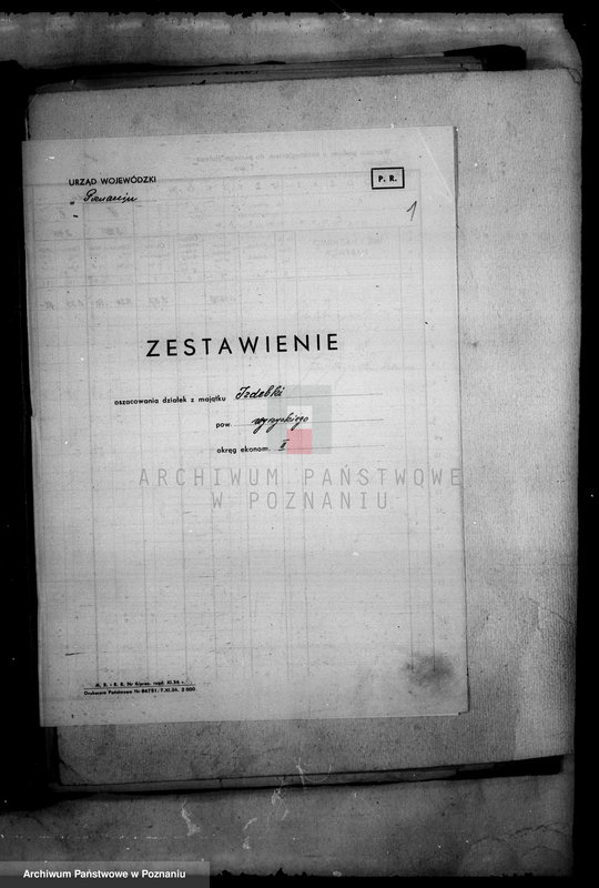 Obraz 5 z jednostki "Operat szacunkowy majątku państwowego Izdebki powiatu wyrzyskiego"