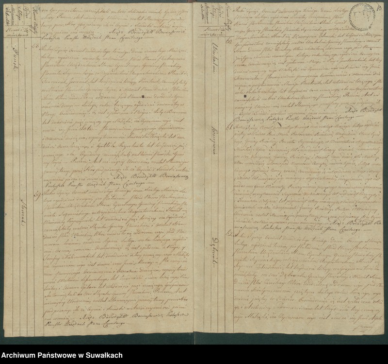 image.from.unit.number "Akta urodzonych gminy puńskiey od dnia 1 stycznia do ostatniego grudnia 1823 roku"
